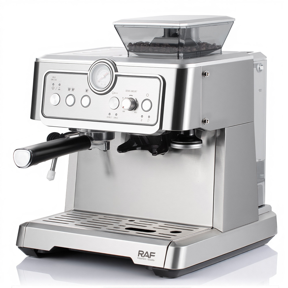 Espresso coffee machine with dial, built-in grinder 20230 Demo 06