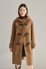 Manteau en laine réversible à motif écossais 15916 Demo 010