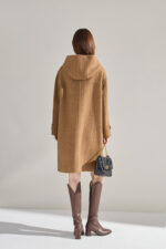 Manteau en laine réversible à motif écossais 15916 Demo 012