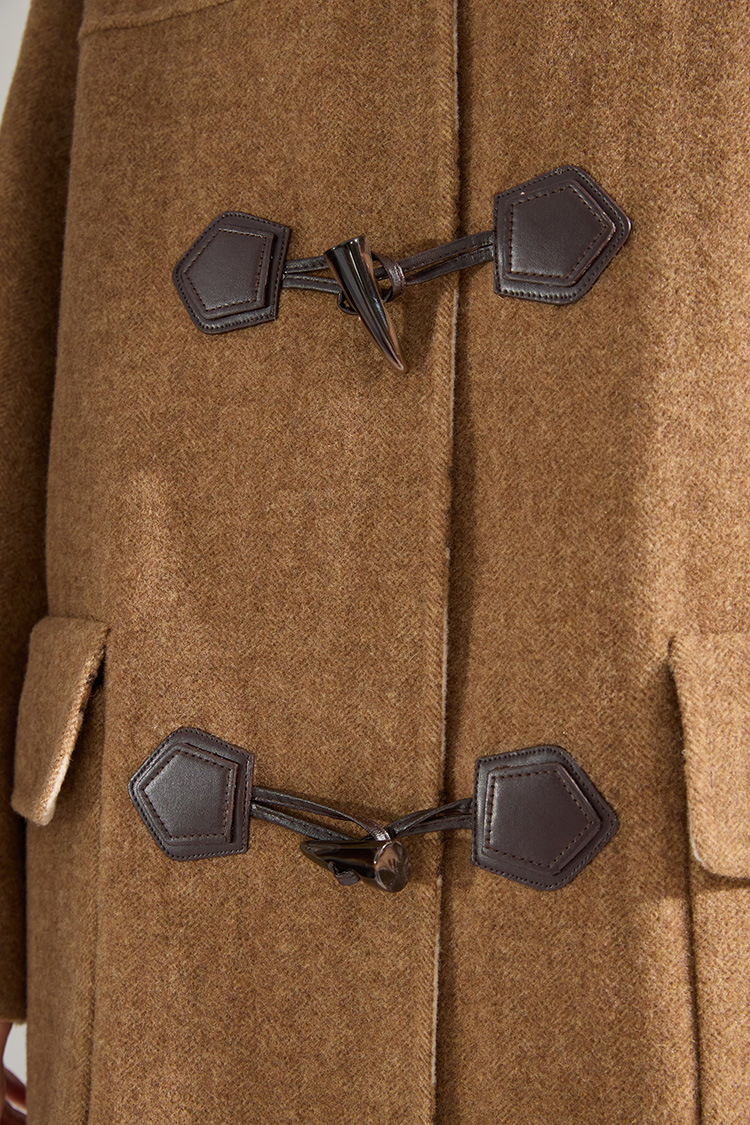 Manteau en laine réversible à motif écossais 15916 Demo 06