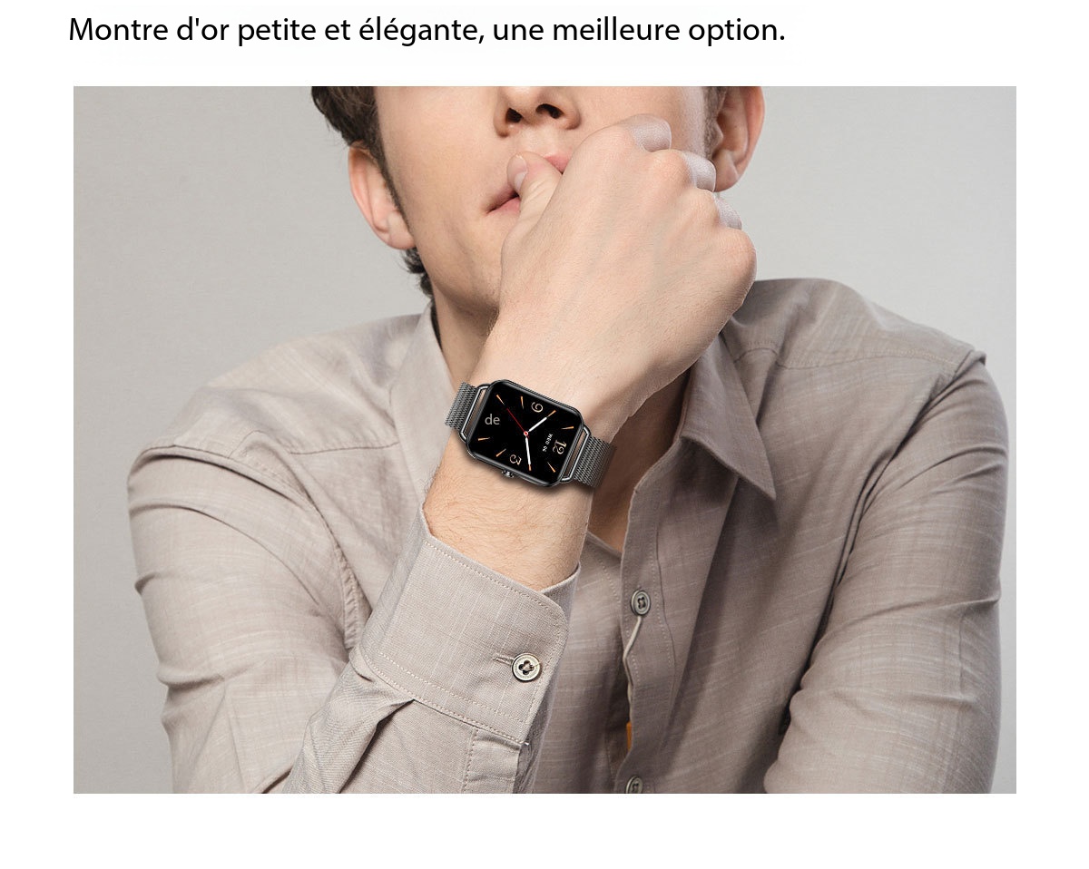 Montre connectée femme appels, écran tactile Da02 Demo 003