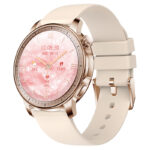 Or rose Montre connectée femme fonctions santé, sports...V65