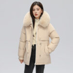 Parka femme, avec fourrure d’hiver doublée polaire 873-qs-02