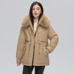 Parka femme, avec fourrure d’hiver doublée polaire 873-qs-04