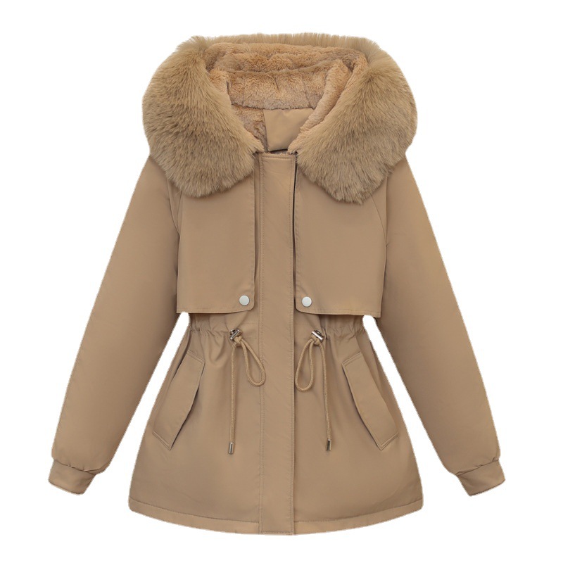 Parka femme, avec fourrure d’hiver doublée polaire 873-qs-08