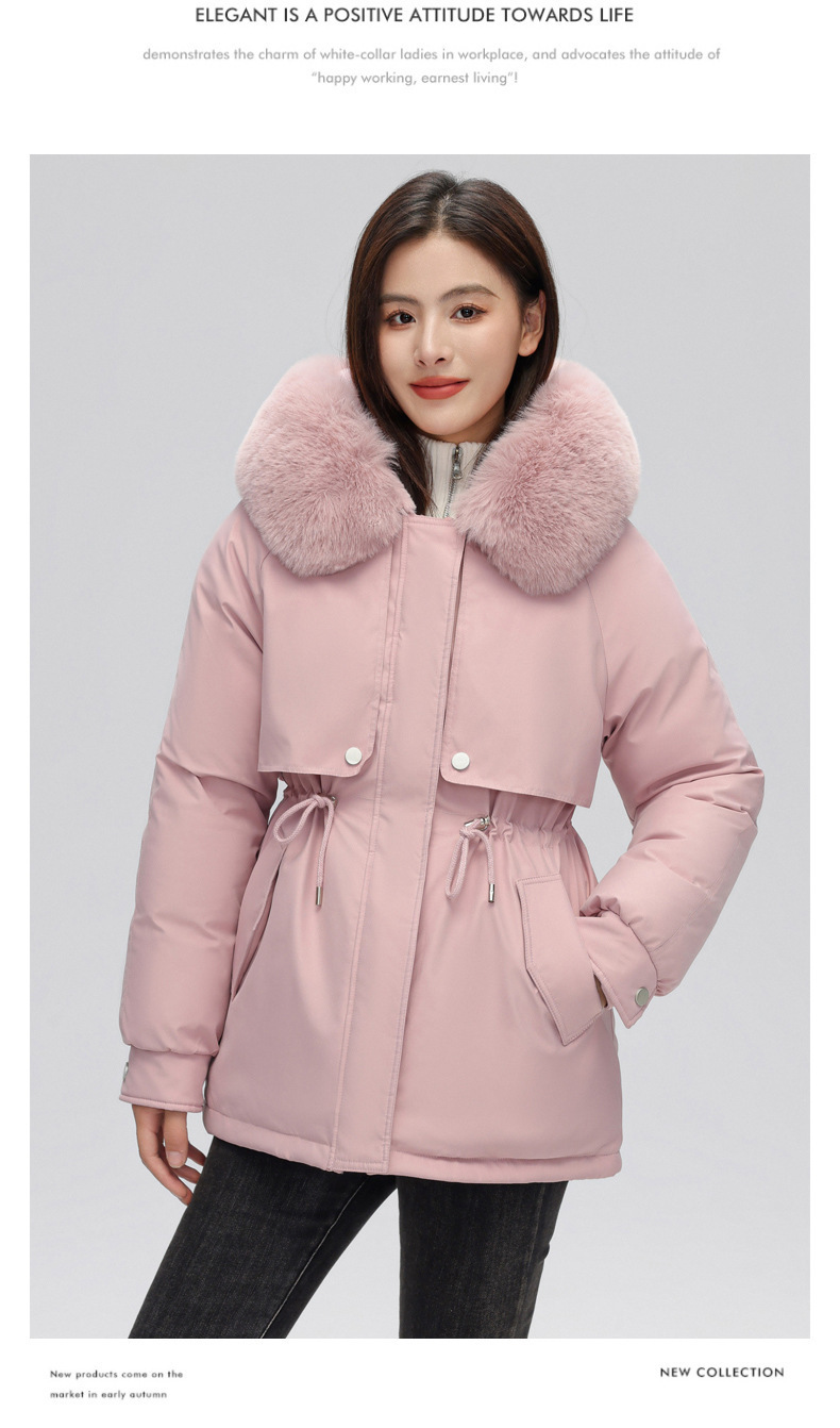 Parka femme, avec fourrure d’hiver doublée polaire 873-qs Demo 011