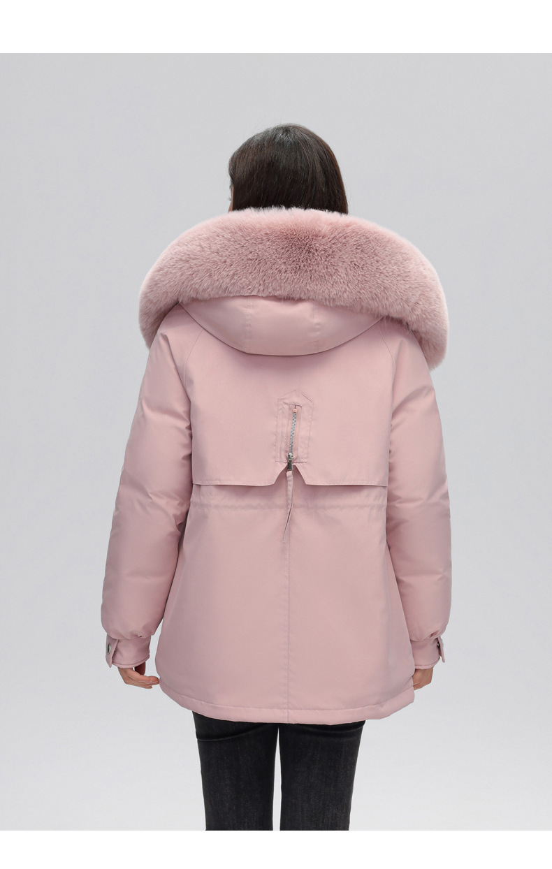 Parka femme, avec fourrure d’hiver doublée polaire 873-qs Demo 014