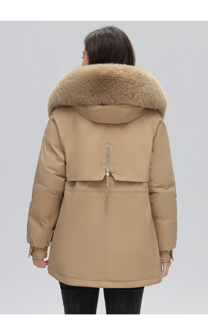 Parka femme, avec fourrure d’hiver doublée polaire 873-qs Demo 019