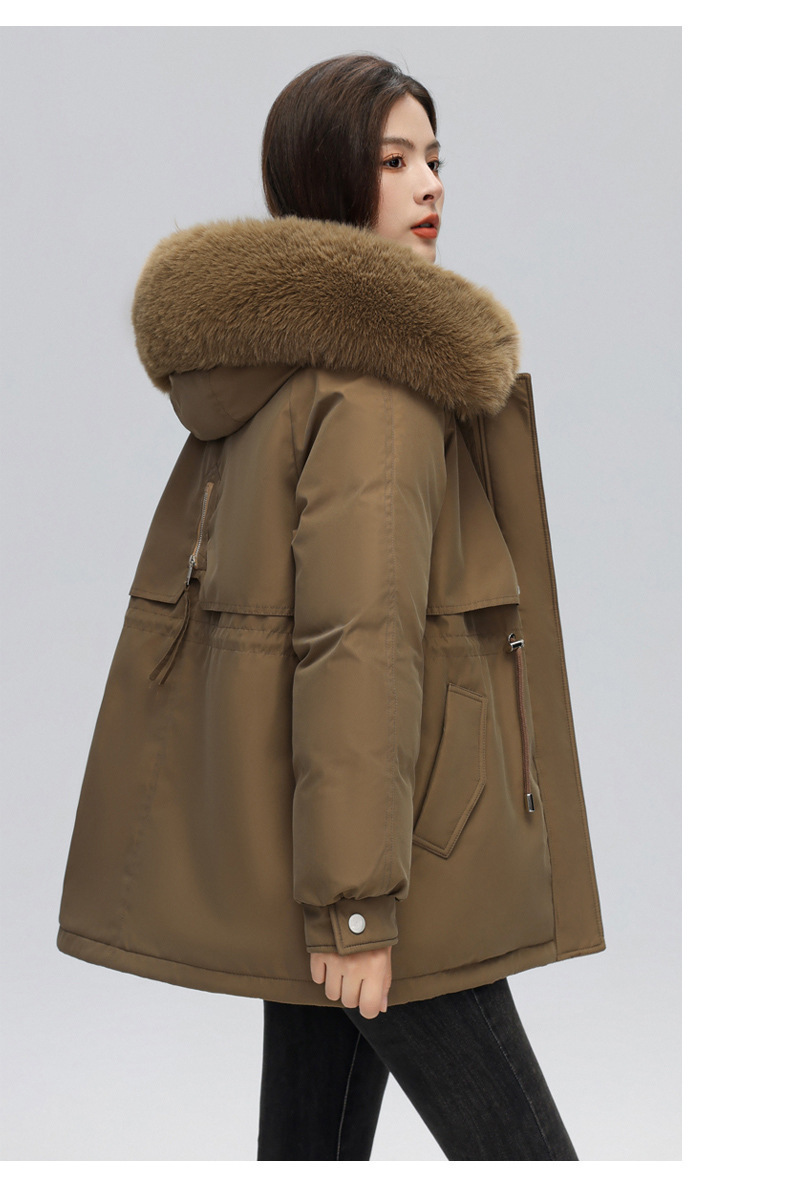Parka femme, avec fourrure d’hiver doublée polaire 873-qs Demo 03