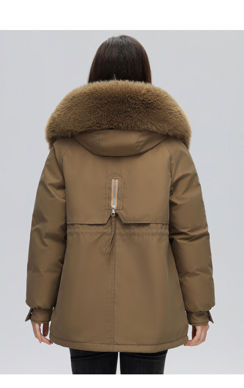 Parka femme, avec fourrure d’hiver doublée polaire 873-qs Demo 04