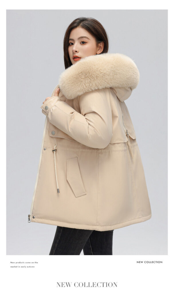 Parka femme, avec fourrure d’hiver doublée polaire 873-qs Demo 06