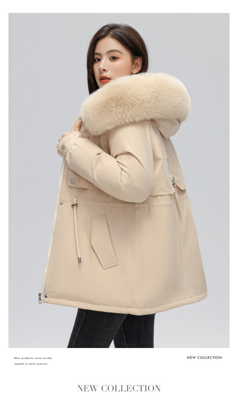 Parka femme, avec fourrure d’hiver doublée polaire 873-qs Demo 06