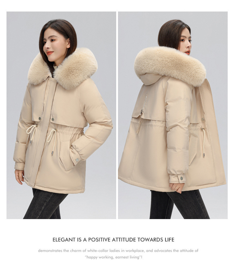 Parka femme, avec fourrure d’hiver doublée polaire 873-qs Demo 07