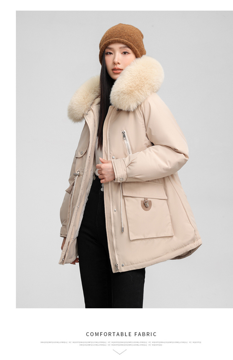 Parka femme, doublé polaire et rembourré pour hiver 890QS Demo 011