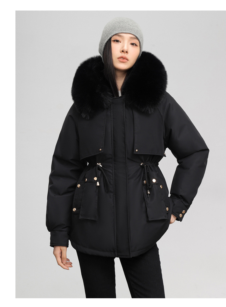 Parka femme, doublé polaire et rembourré pour hiver 890QS Demo 016