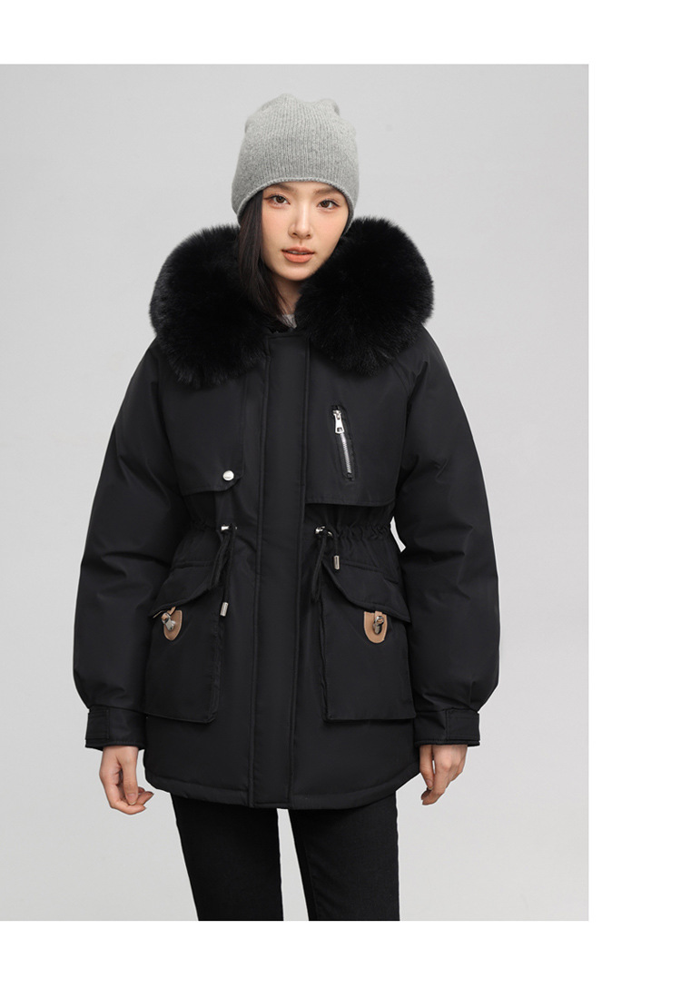 Parka femme, doublé polaire et rembourré pour hiver 890QS Demo 018