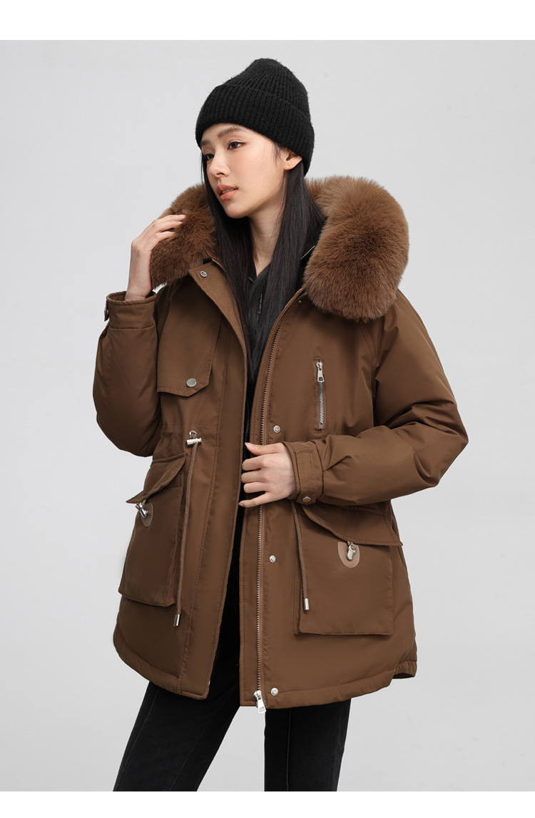 Parka femme, doublé polaire et rembourré pour hiver 890QS Demo 05