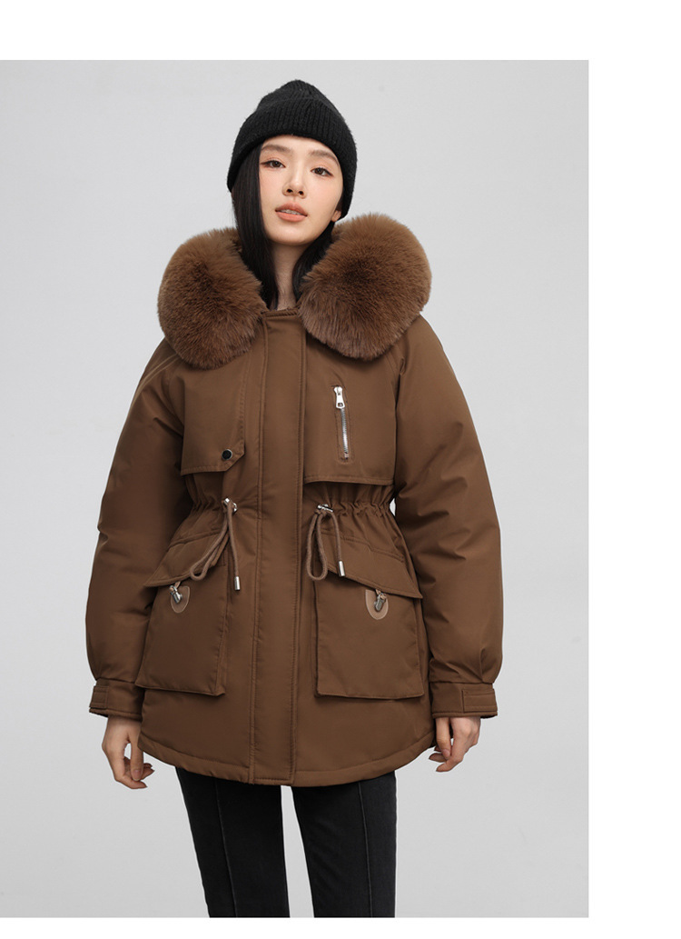Parka femme, doublé polaire et rembourré pour hiver 890QS Demo 08