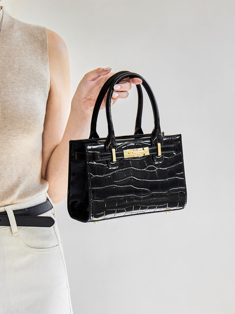 Sac à main en cuir femme, sac de niche polyvalent 3327-05