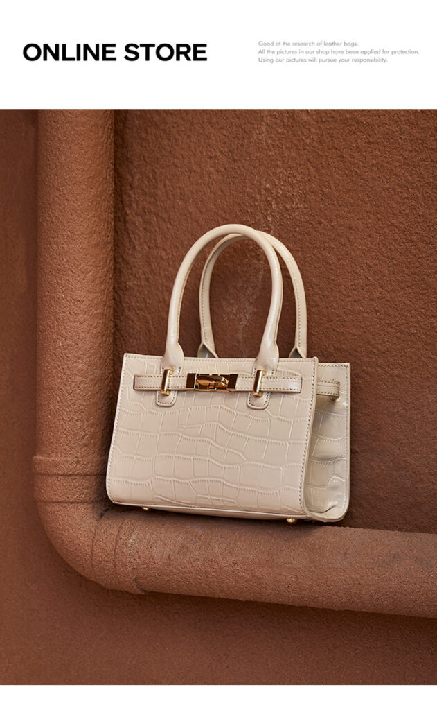 Sac à main en cuir femme, sac de niche polyvalent 3327 Demo 001
