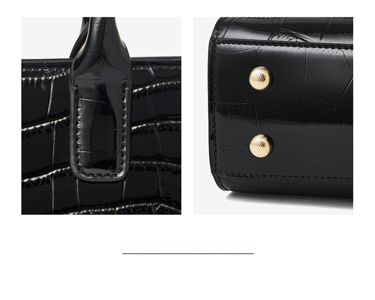 Sac à main en cuir femme, sac de niche polyvalent 3327 Demo 0014
