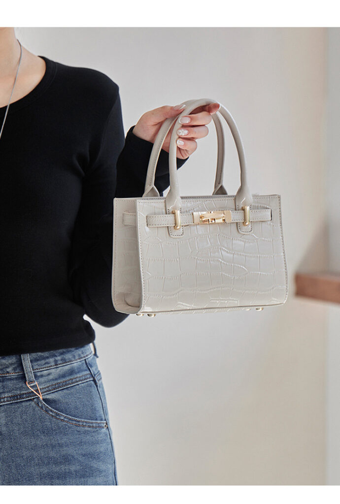 Sac à main en cuir femme, sac de niche polyvalent 3327 Demo 004