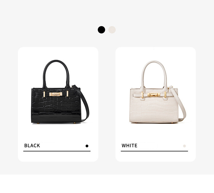 Sac à main en cuir femme, sac de niche polyvalent 3327 Demo 007