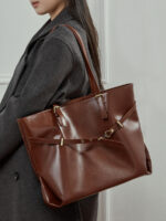 Sac en cuir fourre-tout femme. Sac en cuir tanné 3232