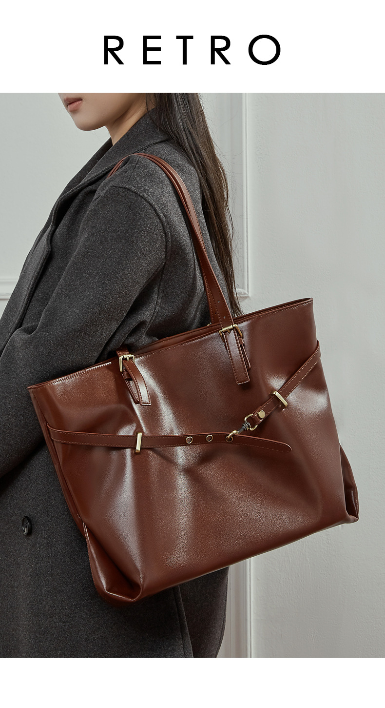 Sac en cuir fourre-tout femme. Sac en cuir tanné 3232 Demo 01