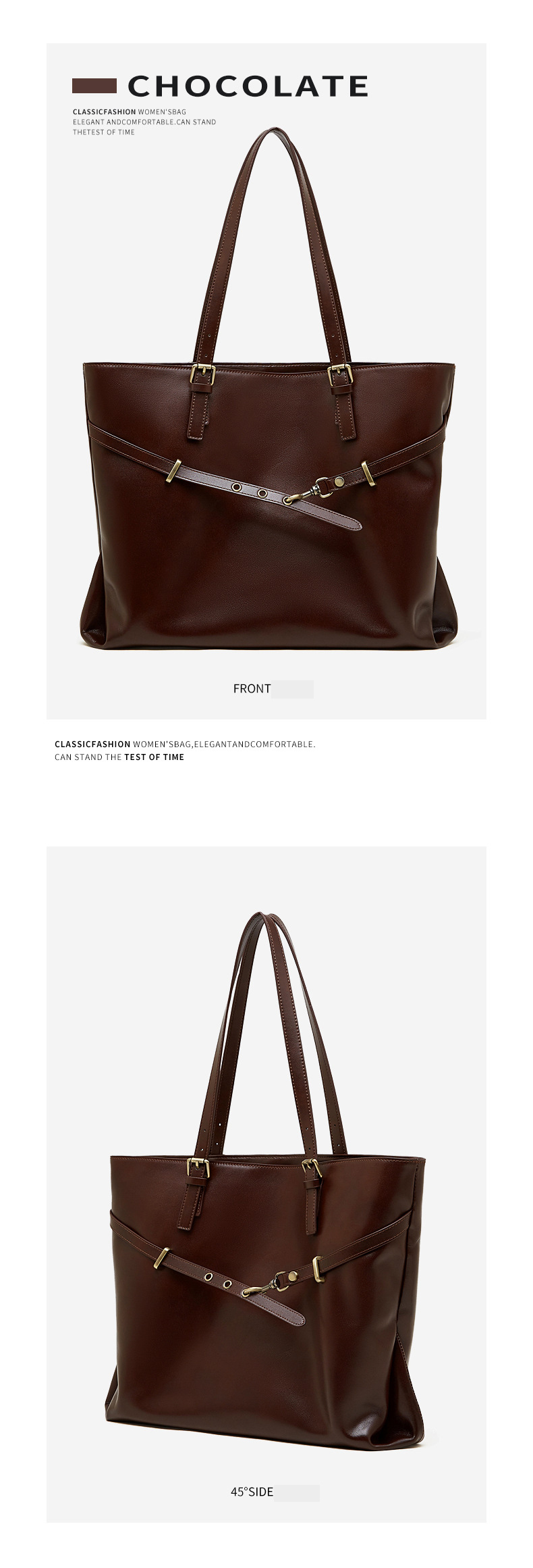 Sac en cuir fourre-tout femme. Sac en cuir tanné 3232 Demo 016