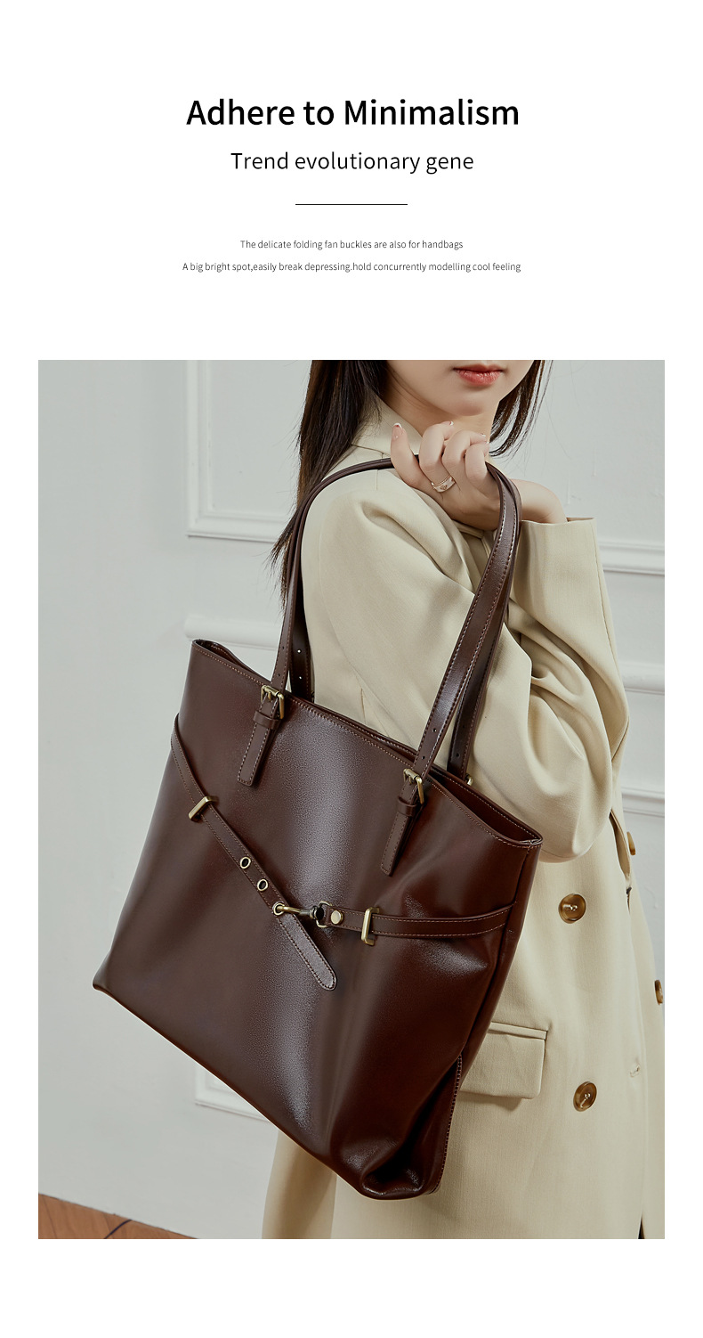 Sac en cuir fourre-tout femme. Sac en cuir tanné 3232 Demo 02