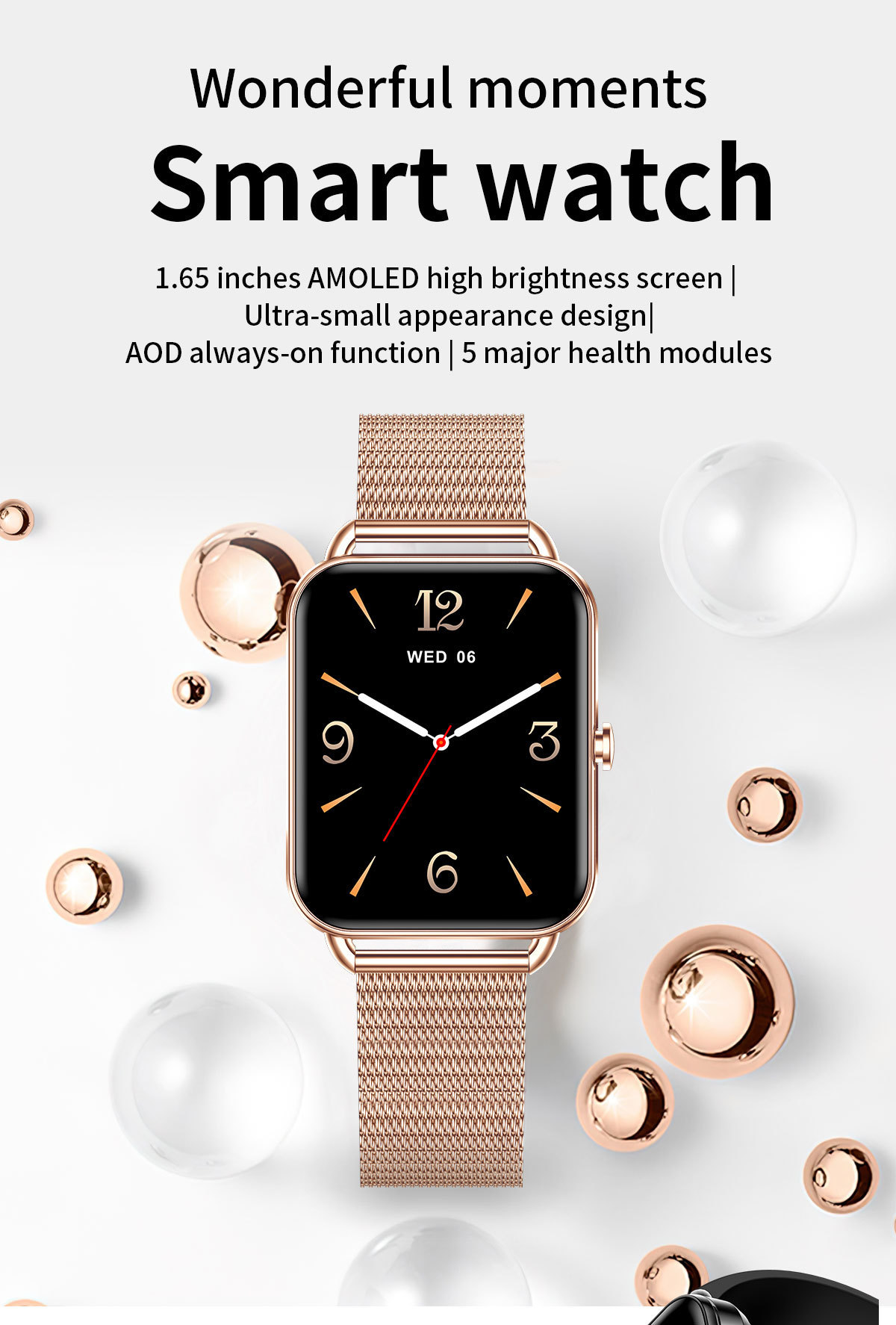 Smart Watch, Bluetooth Calling, Full Touch Screen Da02 Demo 01