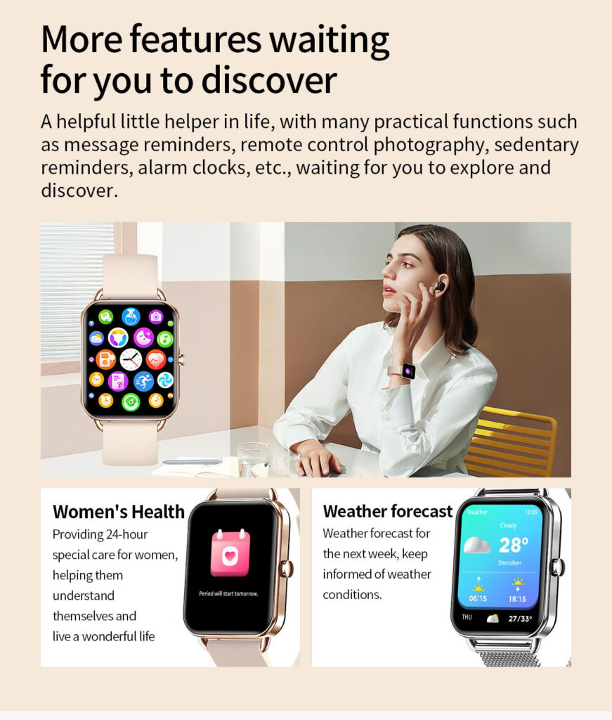 Smart Watch, Bluetooth Calling, Full Touch Screen Da02 Demo 014