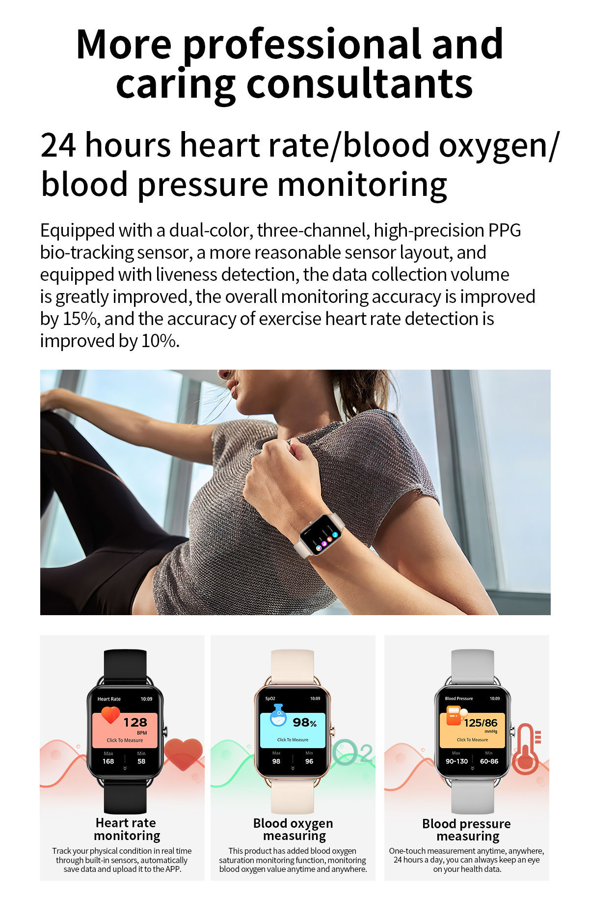 Smart Watch, Bluetooth Calling, Full Touch Screen Da02 Demo 09