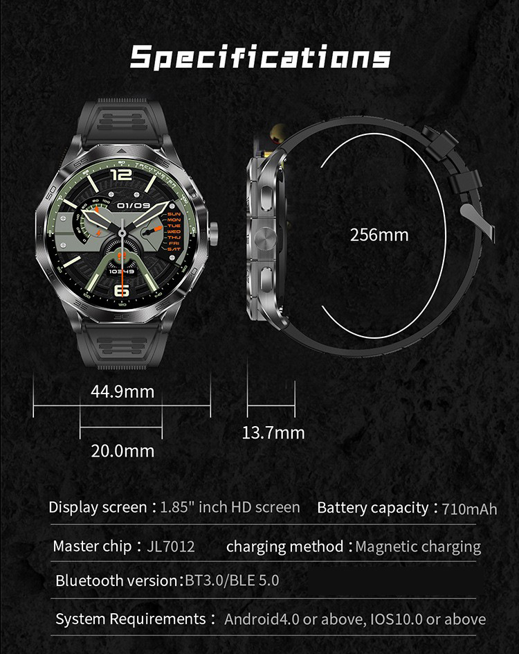 Smart Watch HeartRate Bluetooth Call Voice...DA03 Demo 0013