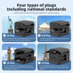 Universal international adapter for worldwide use 1005n-03