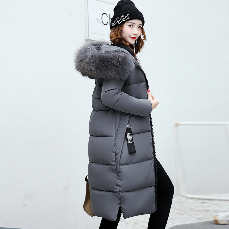 Veste hiver femmes, à long col, épaissie et chaude Brassard08