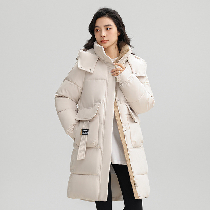 Veste hiver femmes, avec capuche, chaude épaissie 866QC-02