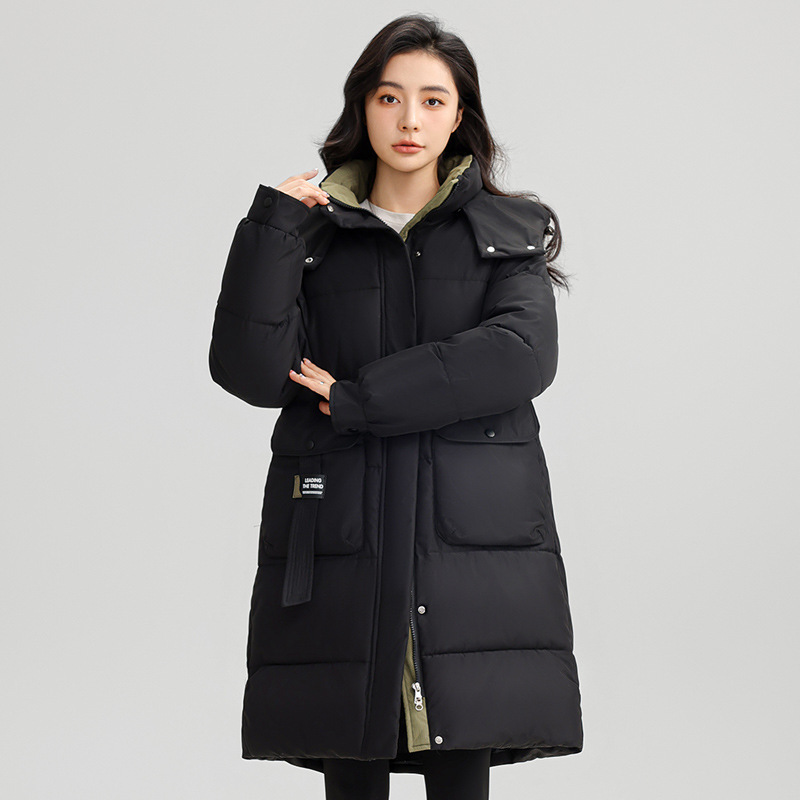 Veste hiver femmes, avec capuche, chaude épaissie 866QC-03