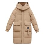 Veste hiver femmes, avec capuche, chaude épaissie 866QC-04