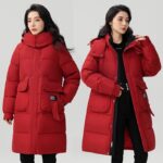 Veste hiver femmes, avec capuche, chaude épaissie 866QC-05