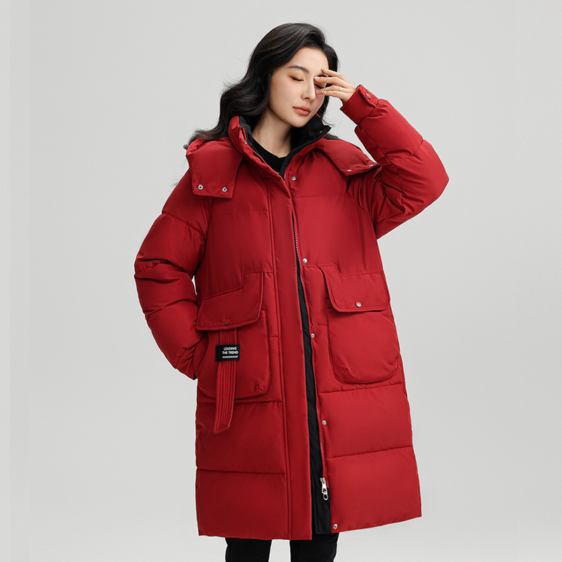 Veste hiver femmes, avec capuche, chaude épaissie 866QC-06