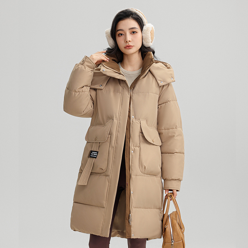 Veste hiver femmes, avec capuche, chaude épaissie 866QC-07
