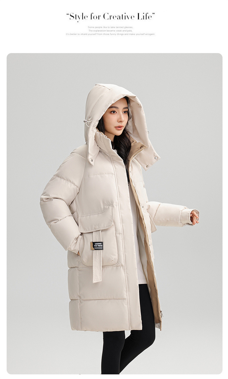 Veste hiver femmes, avec capuche, chaude épaissie 866QC Demo n01