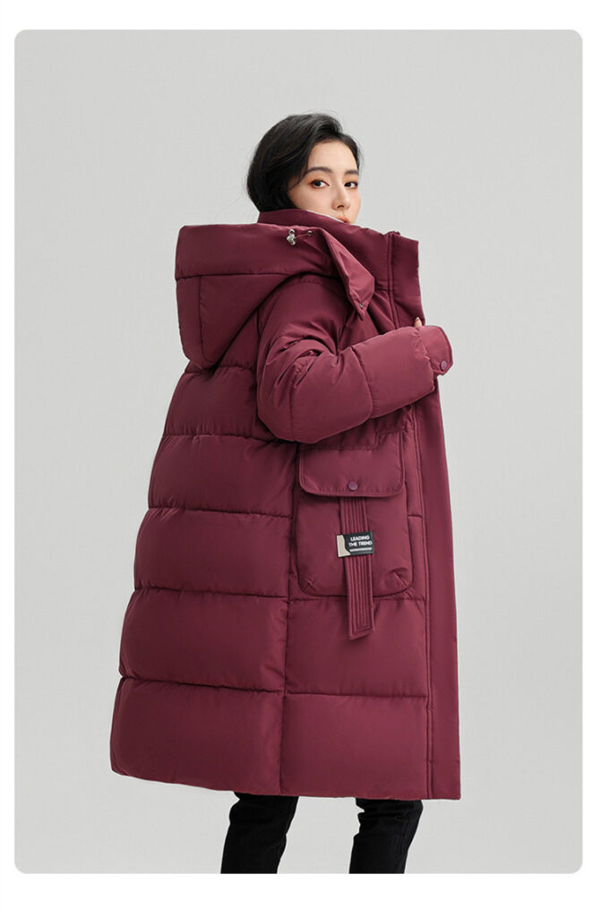 Veste hiver femmes, avec capuche, chaude épaissie 866QC Demo n015