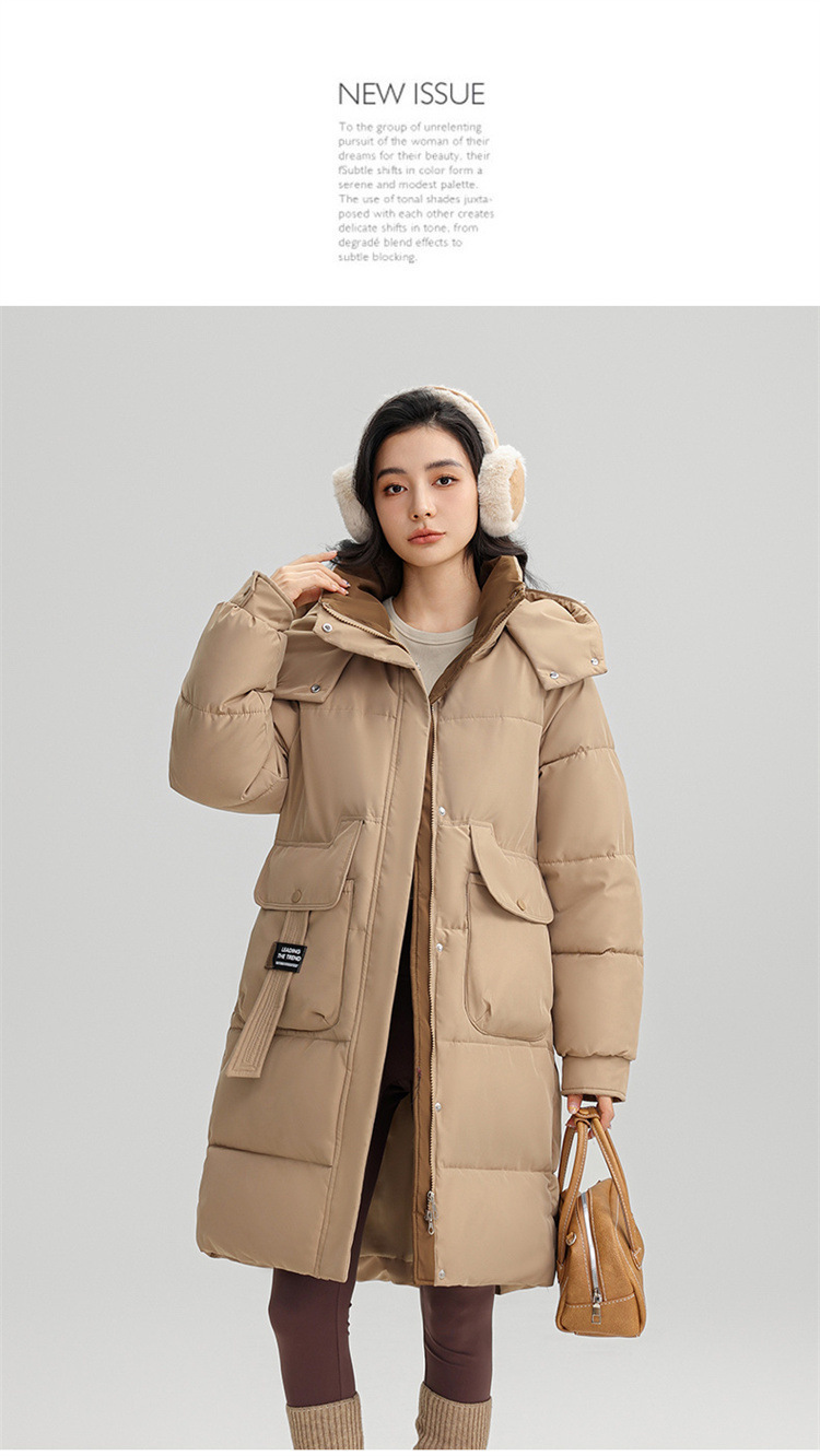 Veste hiver femmes, avec capuche, chaude épaissie 866QC Demo n08
