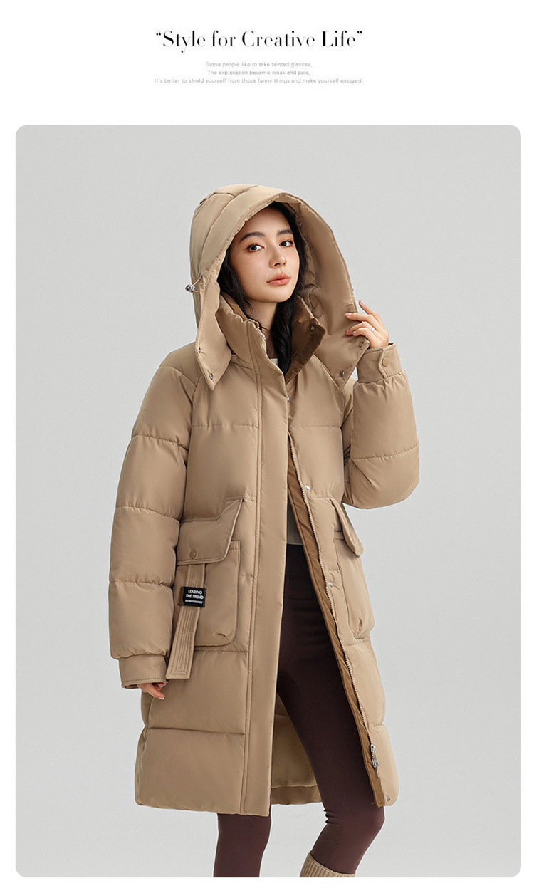 Veste hiver femmes, avec capuche, chaude épaissie 866QC Demo n09