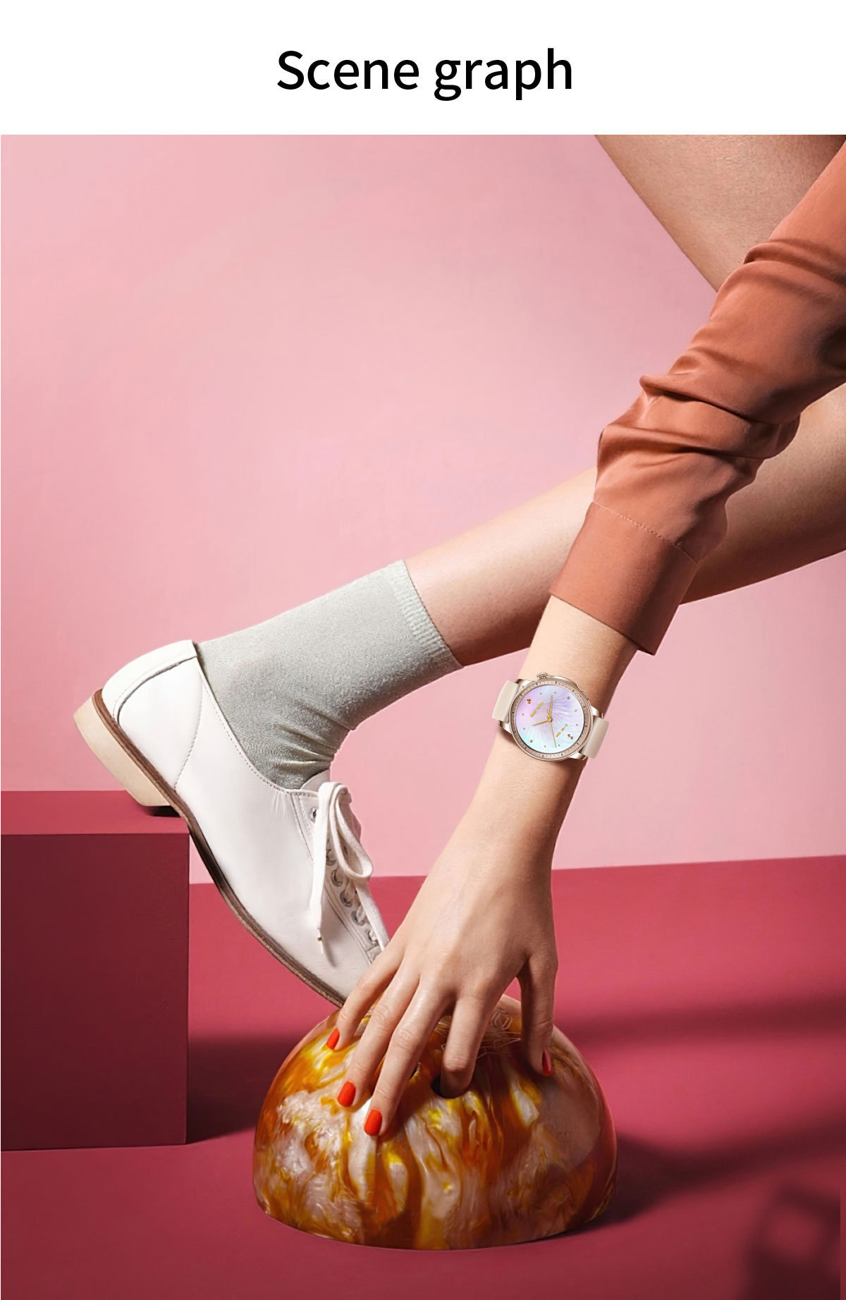 Women's smartwatch health features, sports Demo 0018