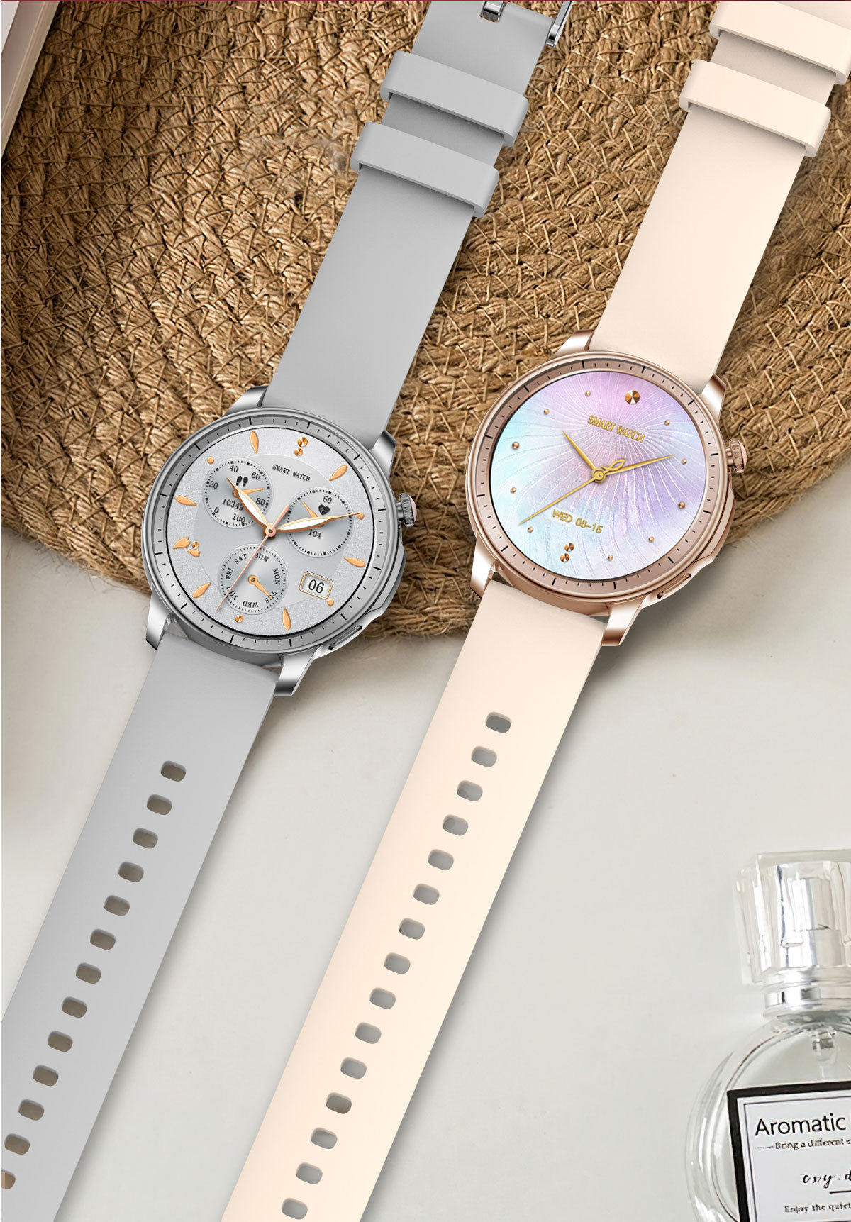 Women's smartwatch health features, sports Demo 0019