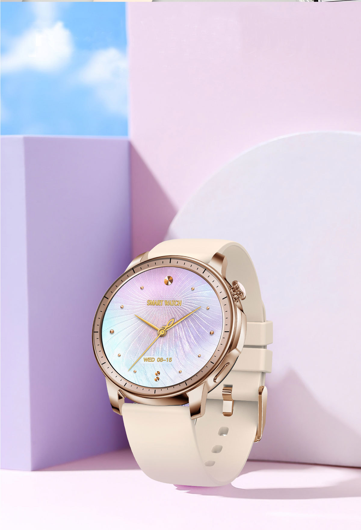Women's smartwatch health features, sports Demo 0020